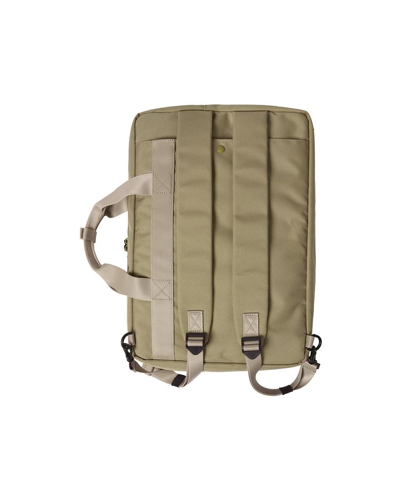 Yale Two-Way Laptop Tote Backpack_Beige