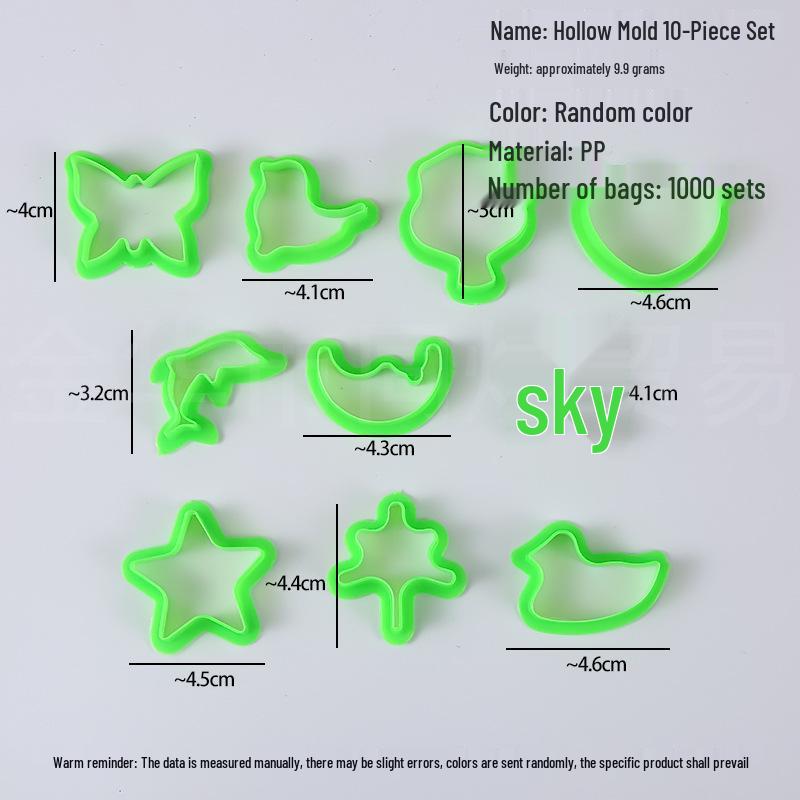 Space Toy Sand and Clay Molds Set - Includes Play Dough, Super Light, and Crystal Clay Molds with Tools