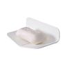 V Shape Soap Dispenser Wall Mount With Drip Tray For Bathroom Storage And Convenience