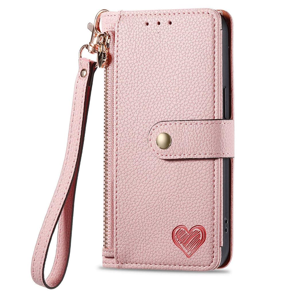 Wallet Case for Samsung Galaxy S25 S24 S23 S22 S21 S20 Ultra Zipper Pocket Purse with Wrist Strap, Stand RFID Flip Card Holder