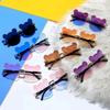 1Pc Outdoor Travel Skiing Sunglasses Cartoon Bear Sunglassess for Boy Girl Children Rimless Casual Sunglasses UV400 Fashionable