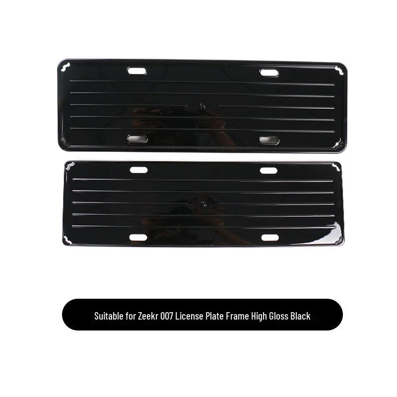 Zeekr 007 Carbon Fiber License Plate Frame - New Energy Green Protection Trim
