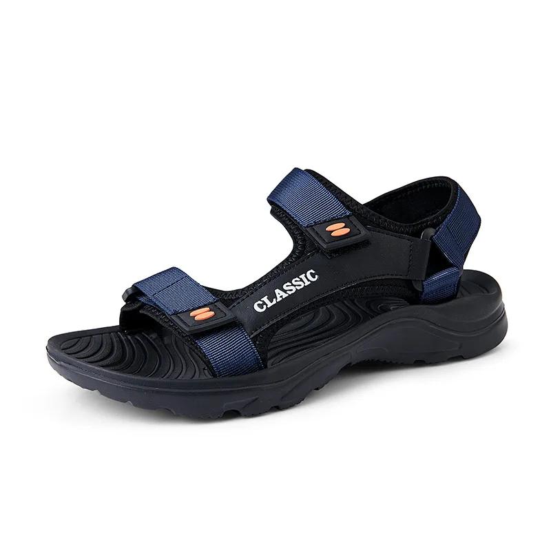 Fashion Men Sandals Summer Leisure Beach Holiday Sandals Men Shoes 2025 New Outdoor Male Retro Comfortable Casual Sandals Men Sneakers