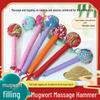 Handmade Cartoon Silk Mugwort Meridian Tapping Massage Hammer with Tassel.