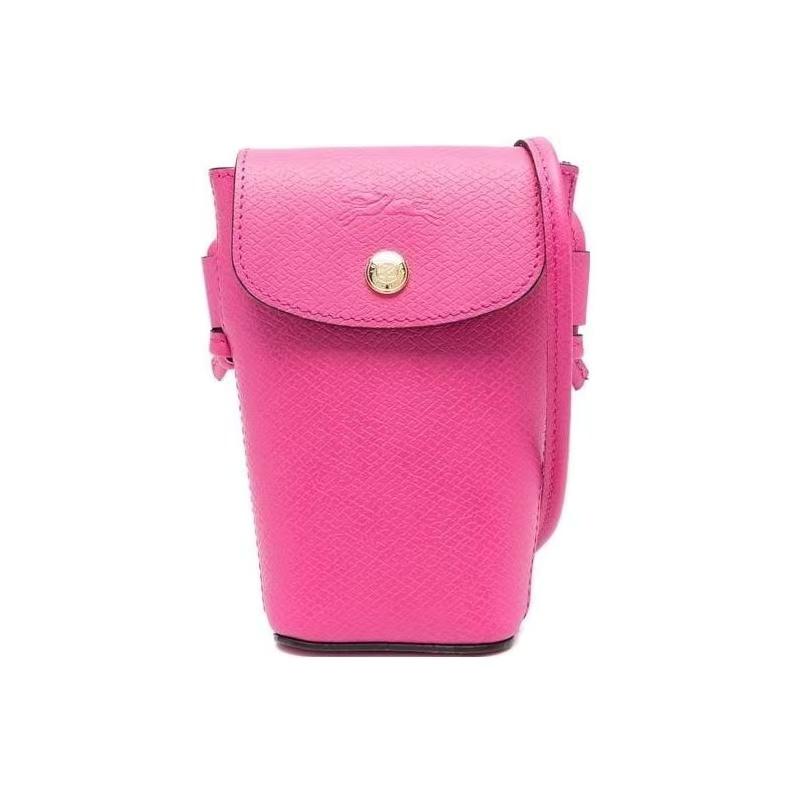

Longchamp Épure 9 2023 Valentines Day Edition Solid Color Snap Closure Leather Shoulder Crossbody Phone Bag Women Bags Pink 34193HYZ319 Basic Set (Bag+Dust Bag)