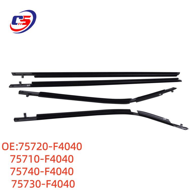 

Toyota IZOA 2018 Electroplated Outer Trim & Sound Insulation Strip (75710-F4040) 75720-F4040, 75710-F4040, 75740-F4040, 75730-F4040