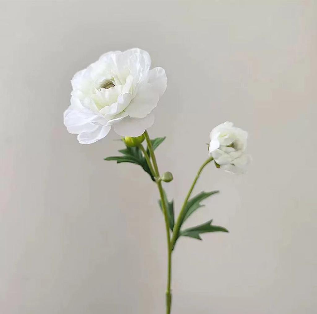 High Simulation 2 Short Branch Small Land Lotus Simulation Flower Flocking Dew Lotus False Flower Peony Silk Flower Decoration
