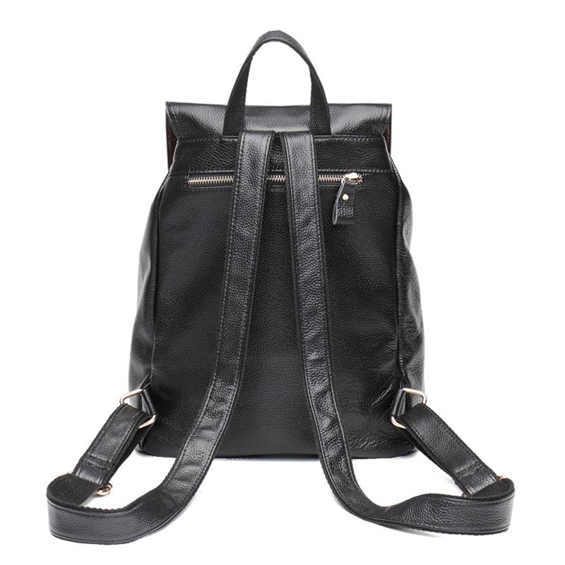Nuova Borsa a Spalla Donna Casual Pelle di Mucca Borsa Donna Zaino Versione Giapponese Coreana Stile College Viaggio Pelle Borsa Donna