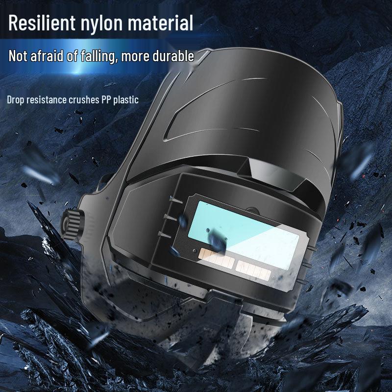 Selbstabdunkelnde Schweißmaske mit Verbrühungs- und Blendschutz