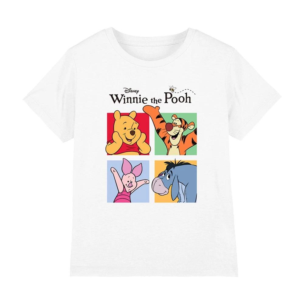 Disney Winnie The Pooh And Friends Squares Kids T-Shirt 3-8 Years, White S