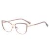 Women Cat Eye Myopia Eyeglasses Fashion Trendy Anti-blue Light Near Sight Glasses Female Vintage HD Lens Minus Eyewear 0 To -6.0