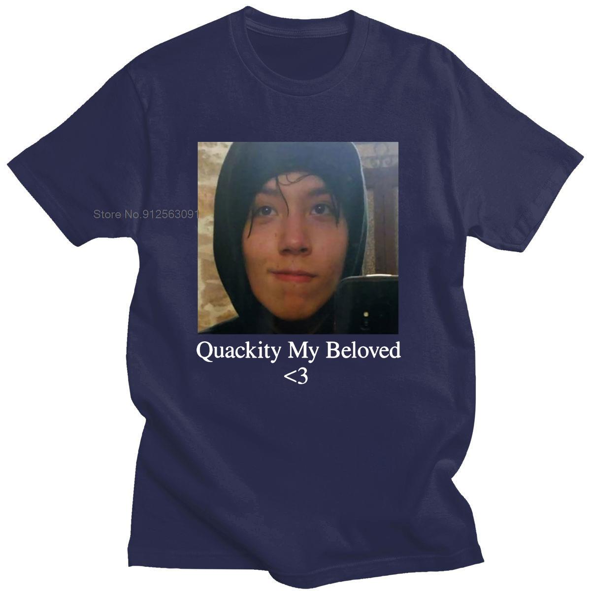 

Quackity Beloved Merch Mens Oversized T Shirt Merch Men Clothes Graphic T Shirts Streetwear Harajuku Tshirts Print Shirt Tops 3XL