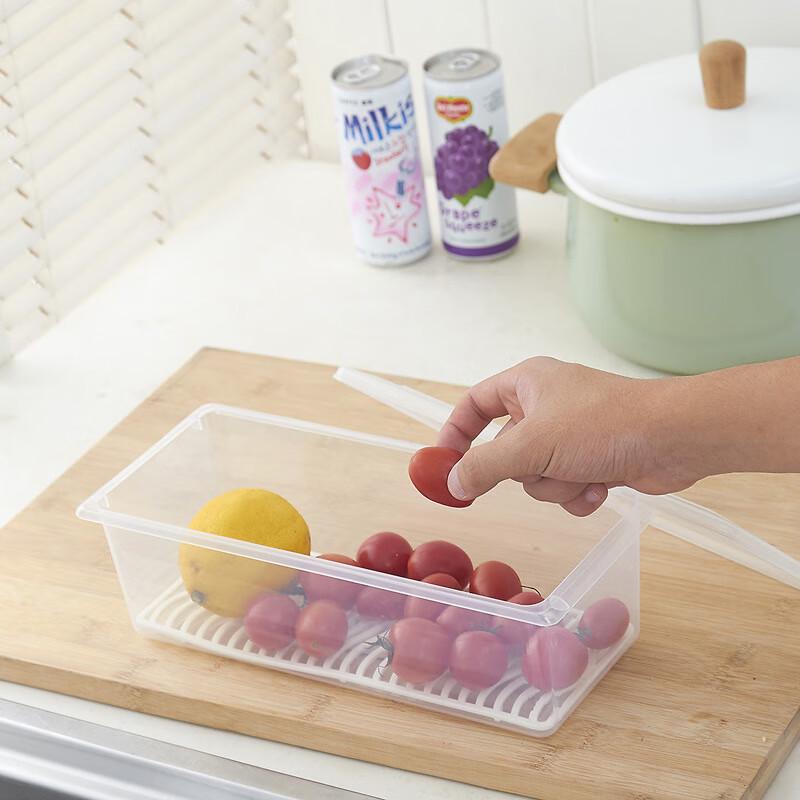 ZISIZ Refrigerator Draining Food Storage Container
