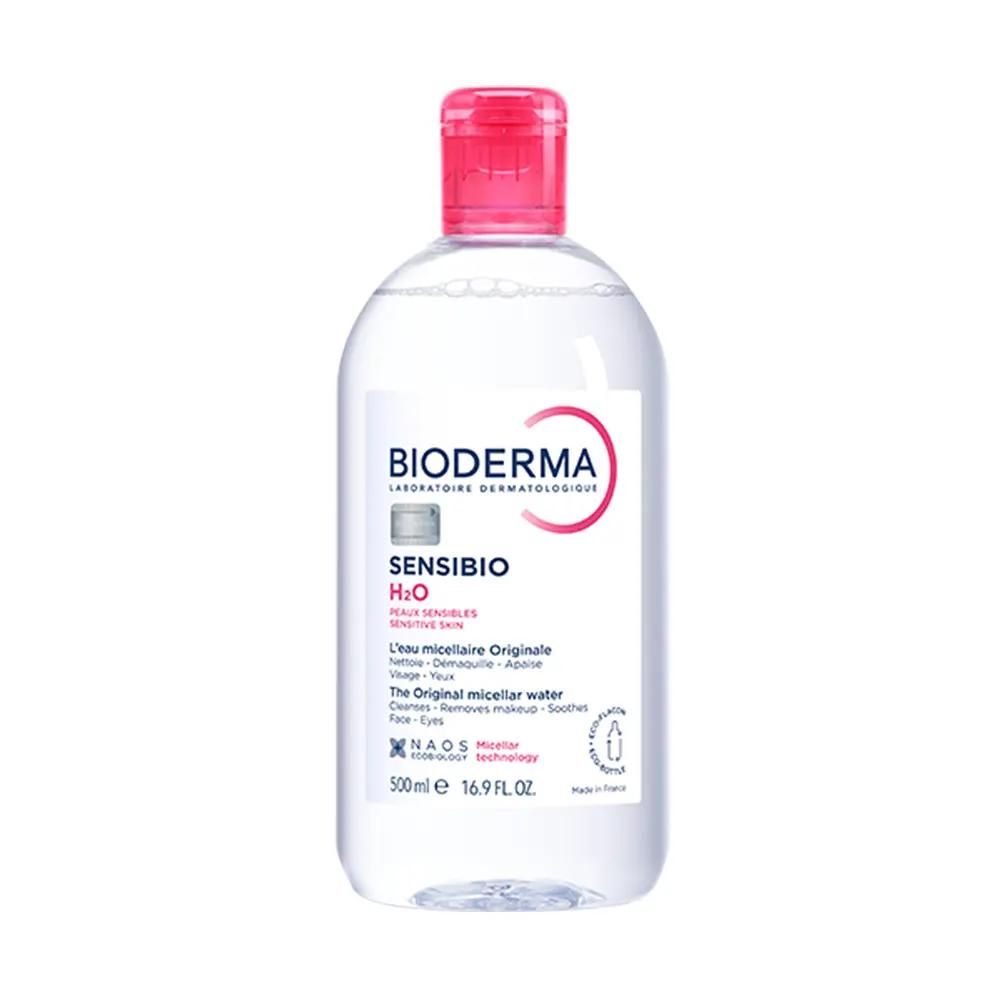 Bioderma Sensibio H2O Мицеллярная вода для снятия макияжа 500 мл (тип насоса)