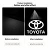 2Pcs LED Car Door Welcome Light For Toyota Corolla Yaris Aygo Prius Camry Avensis TRD 4Runner Rav4 GR CHR Crown AVALON Alphard