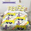Set Biancheria da Letto Powerpuff Girls Bollicina, 1 Copripiumino & 2 Federe, Camera da Letto Accogliente, Regalo Perfetto