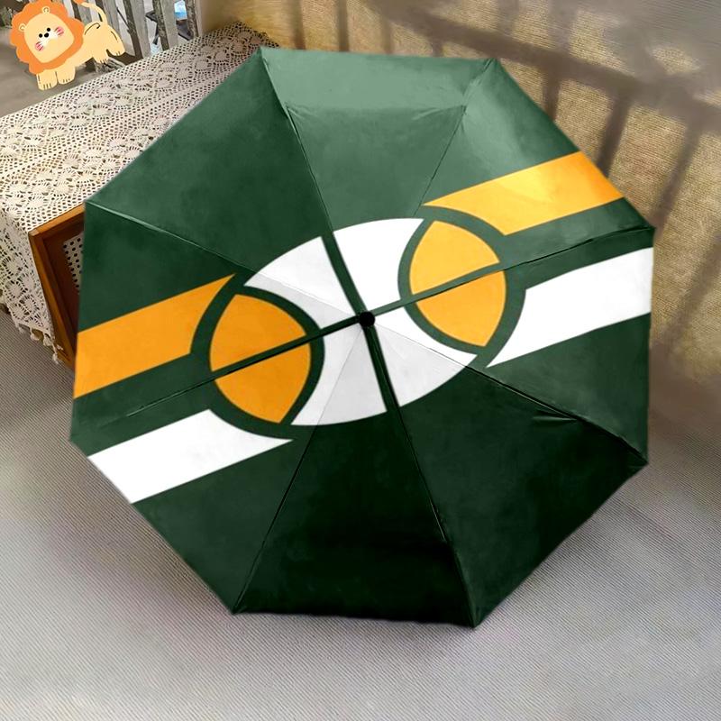 Utah Jazz Scholarship Logo Folding Umbrella Suitable For All Seasons Suitable For All Seasons Umbrella Umbrella Outdoor