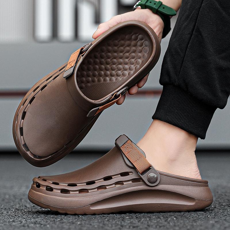 Mode Hot Sale Herrsandaler Eva Sommar Slip-on Casual Tofflor Halkfri Sandal för Män Utomhus Strand Herr Flip-flop Explosiv Stil