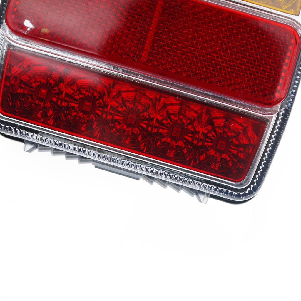 Eonstime 1 Set 12V 10m 10 LED Trailer Light Kit tail light Trailer Lights License Plate Light Lamp high quality waterproof IP68