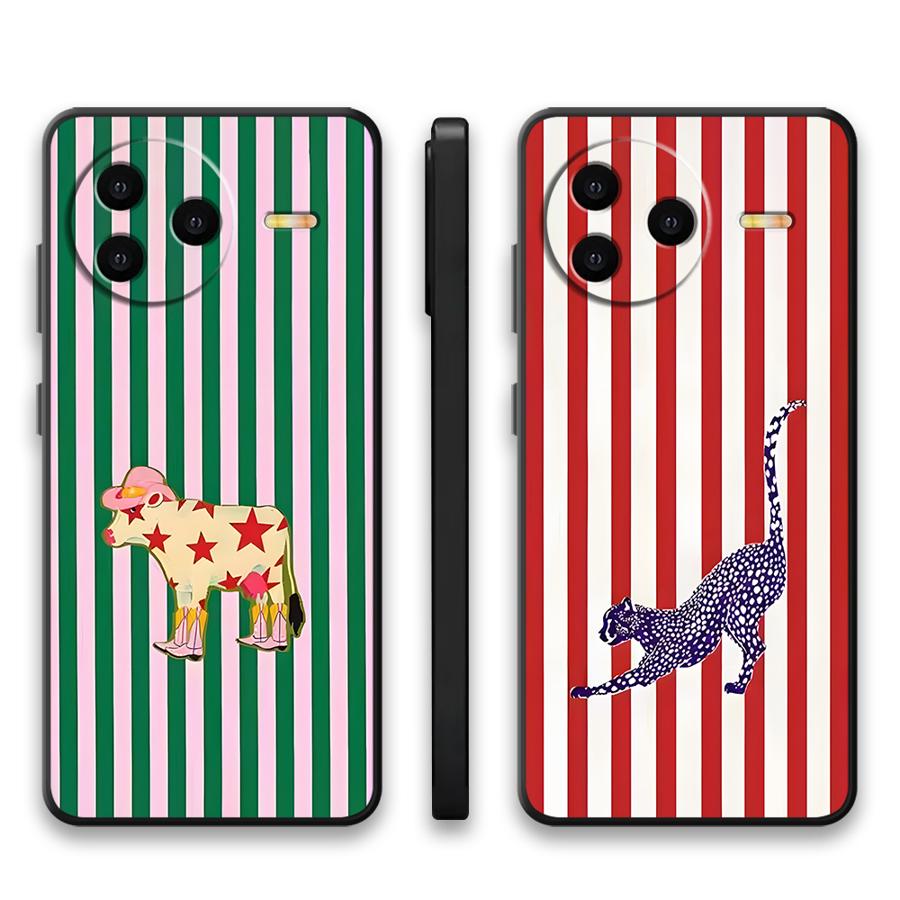 Funda Phone Cover Case for Xiaomi Redmi A5 10 14C A4 A3 K40 K80 Pro 9 12C 13C A1 A2 Plus Creative Cartoon Animals