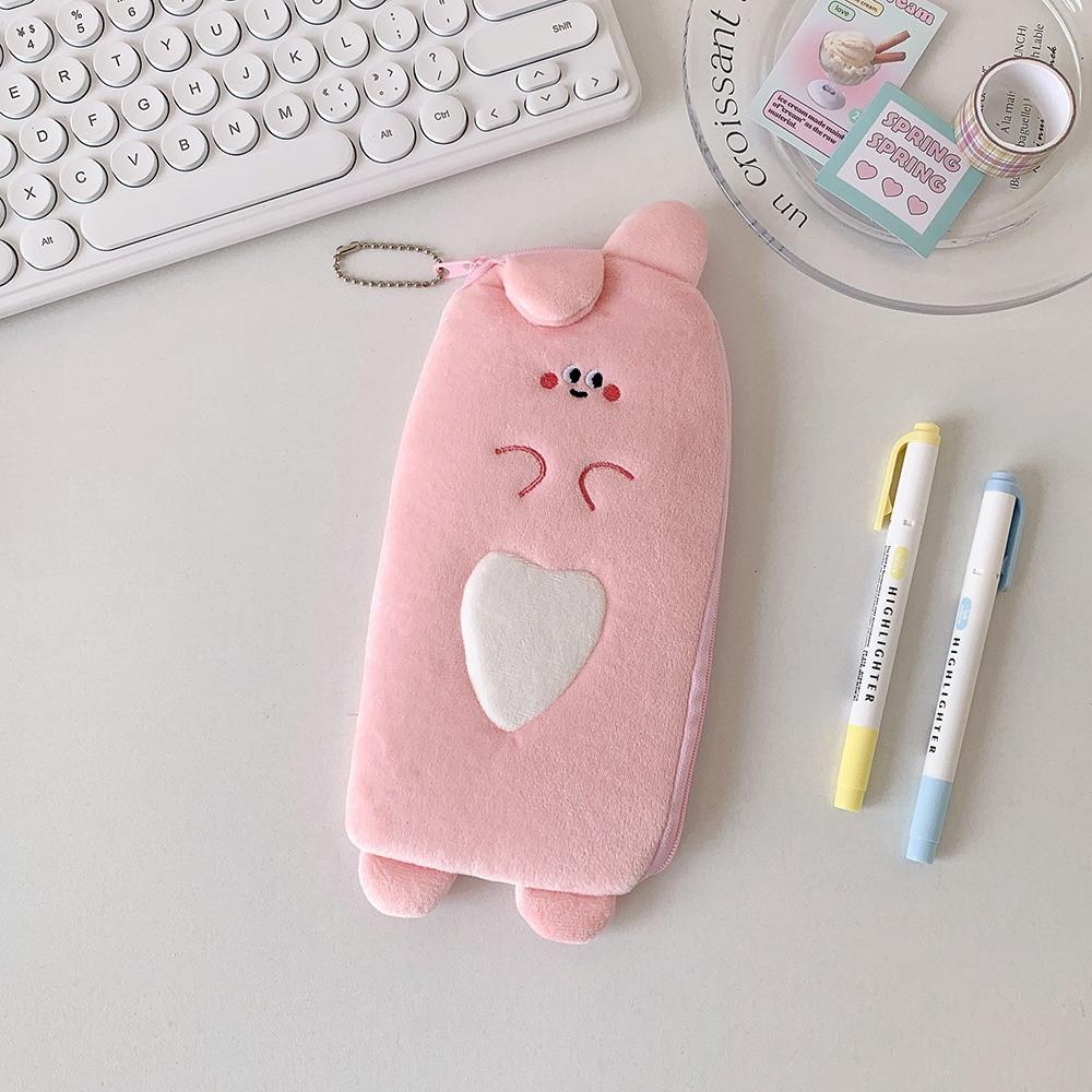 Watermelon Banana Cartoon Storage Bag Plush Korean Style Pencil Case  School Office