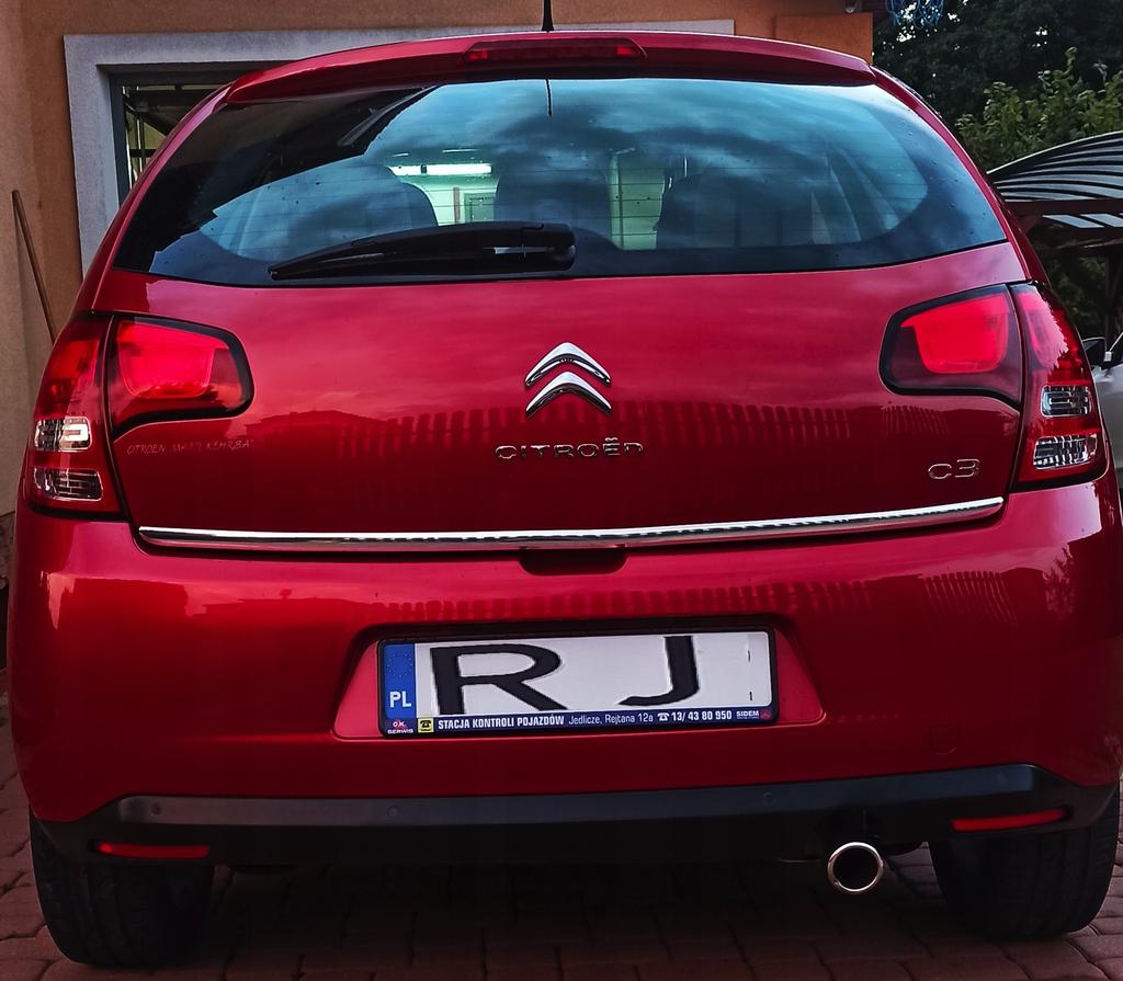 Citroen C3 II 08- CHROME STRIP On the Hatch