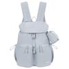 16L Breeze Simple Versatile Nylon Backpack Women Backpack Light-Gray NM2DS22C