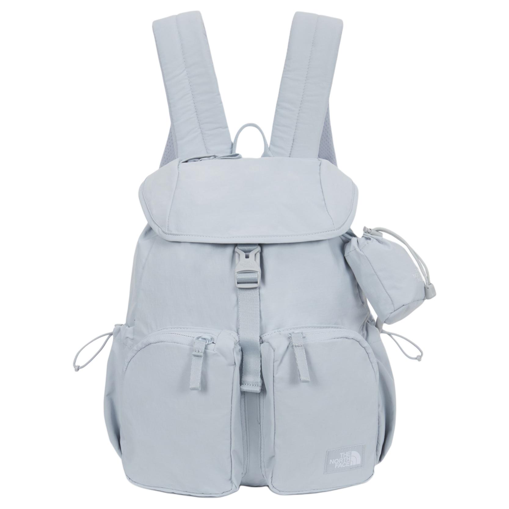 The North Face 16L Breeze Simple Versatile Nylon Backpack Women backpack Light-Gray NM2DS22C Light Gray 32750₽