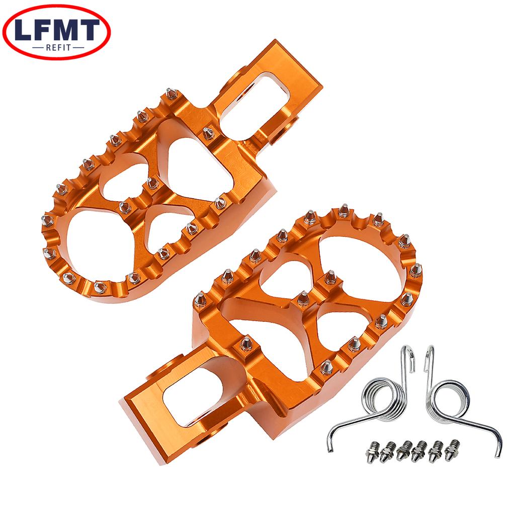 Motorcycle CNC 2023 New Foot Pegs Footpegs Pedals For KTM EXC EXCF SX SXF XC XCF 125 150 250 300 350 450 500 2017-2020 2021 2022