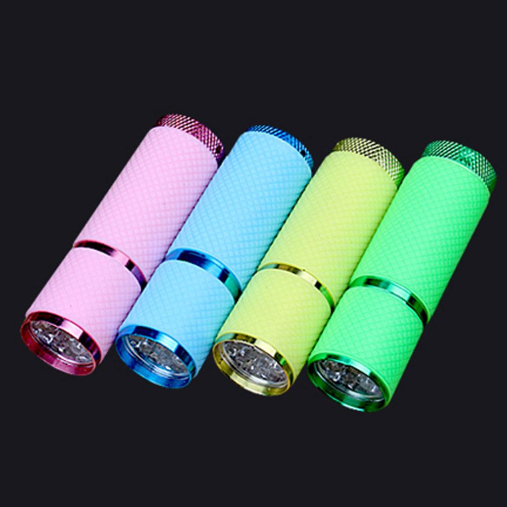 9 LED Handheld Uv Torch Aluminum Alloy Money Detection Flashlight Waterproof Skid-Proof Outdoor Emergency Camping Light