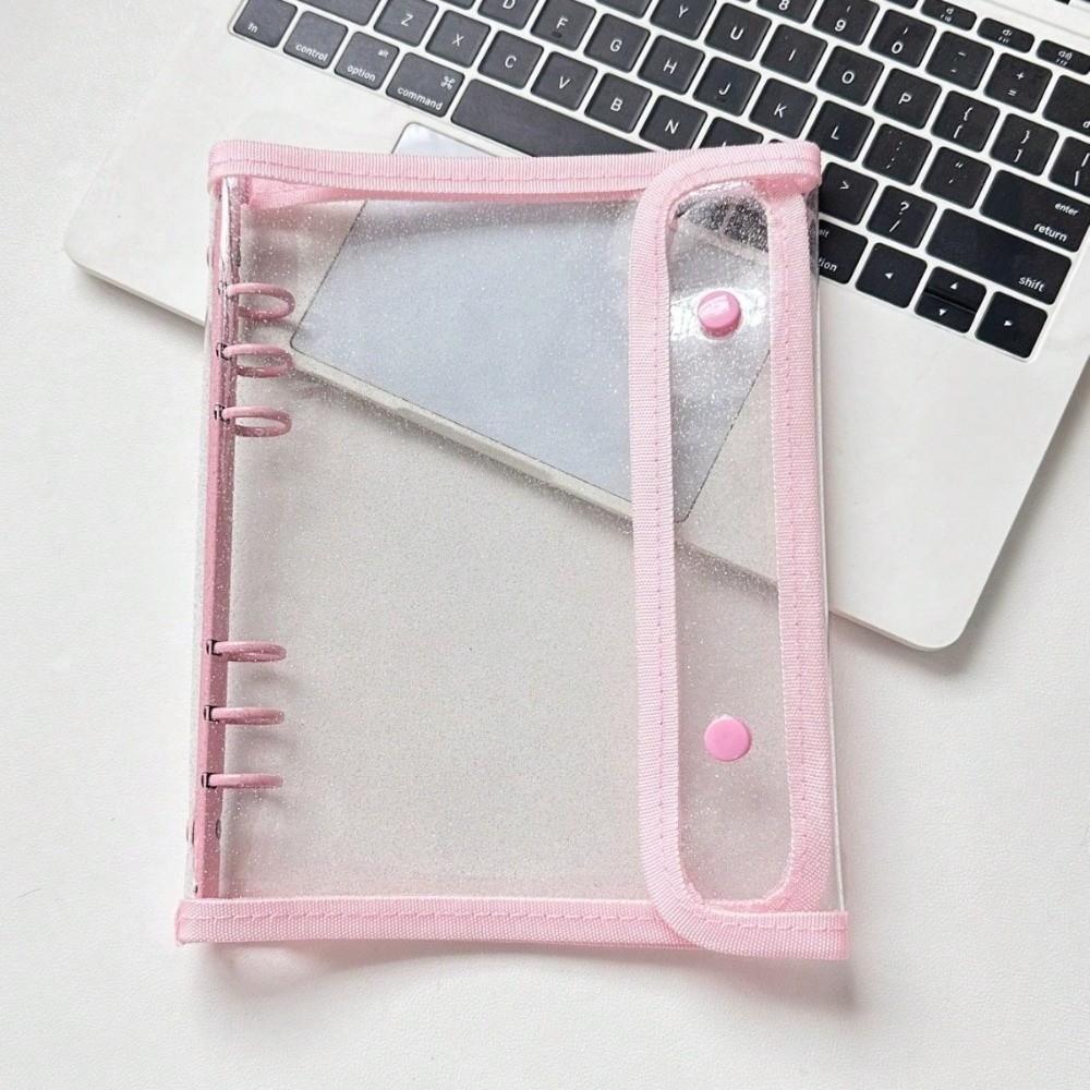 PVC Photo Storage Book A5 Card Organizer Holder Practical Loose Leaf Binder  for Idol Cards