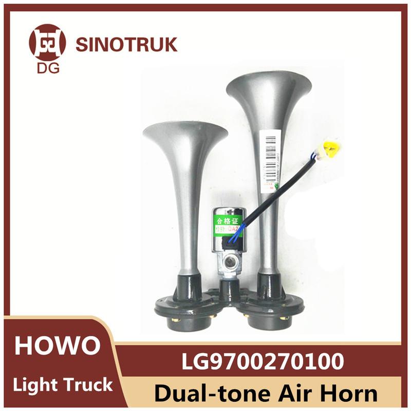 Dual-tone Air Horn Assembly LG9700270100 For Sinotruk Howo Light Truck Auto Parts Original Truck Parts