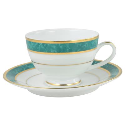 CANION WITS Vesuvio Teetasse & Untertasse, Westliches Design Geschirr (Geschenke, Heimgebrauch, Cafés, Restaurants usw.) [Canyon Wits]