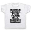 I Was At Lesser Free Trade Hall Manchester Rock Gig Kids Childs T-Shirt