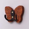 Butterfly Design Self-adhesive Coat Hanger Double Hook Hanging Key Holder  Home Decoration