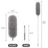 Feather Duster Adjustable Extended Dust Removal Cleaning Ceilings Ultra-fine Fiber Multipurpose Household Cleaning Tools