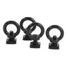 4PCS T Track Mount Tie Down Anchor M8 Sturdy Stainless Steel T Slot Bolt Tie Down Rings for Holding Bungee Cord Rope