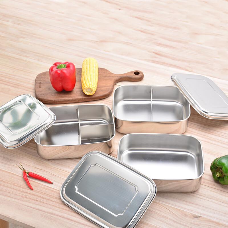USAN HOME 304 Stainless Steel Rectangular Lunch Box