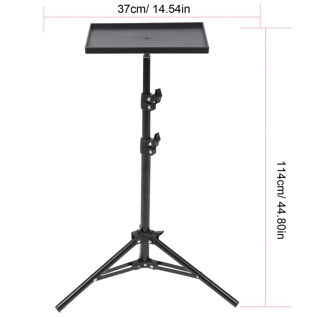Projector Stand Portable Laptop Bracket With Adjustable Height 22 To 45 Inch Tripod For Presentations Home Cinema Studio Outdoor