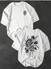 2026 New Summer Unisexs TShirt 100 Cotton Rose Print Casual Comfortable Loose Fit Trendy HighQuality TShirt