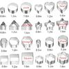Mini Cookie Cutter Shape Set-24 Small Stainless Steel Metal Stamps,Including: Flower,Heart,Star,Circle,Triangle,Octagon,Square,Oval-cut Fondant and