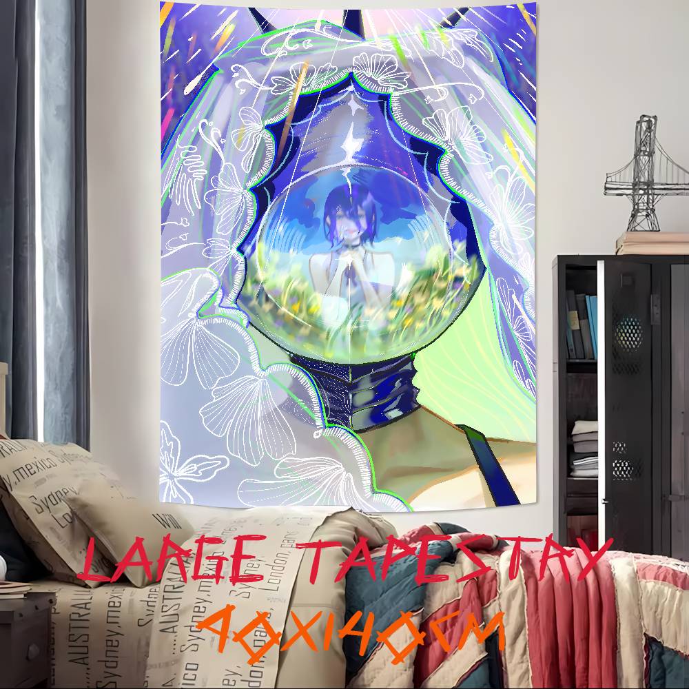 New Movie Pretty Hot Girl Reze Tapestry Decoration Bedroom Dormitory Background Cloth Holiday Home Living Room Club Tapestry