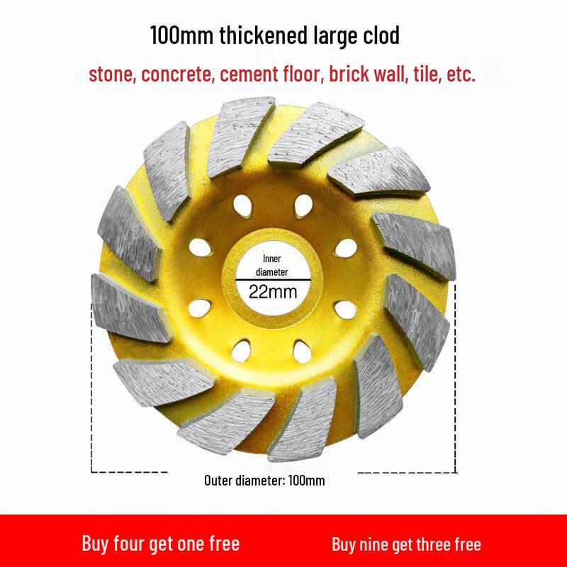 

100mm Thickened Diamond Grinding Disc
