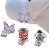 Butterfly Shape Golf Cap Clip Insect Bee Golf Hat Marker Sports Cap Golf Ball Mark Men and Women