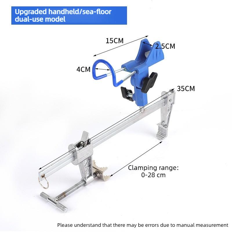 Clamp on Fishing Rod Holder Adjustable Boat Pole Bracket Rustproof Yacht Mount Portable Bass Sea Gear Tackle Tool Angler Yacht