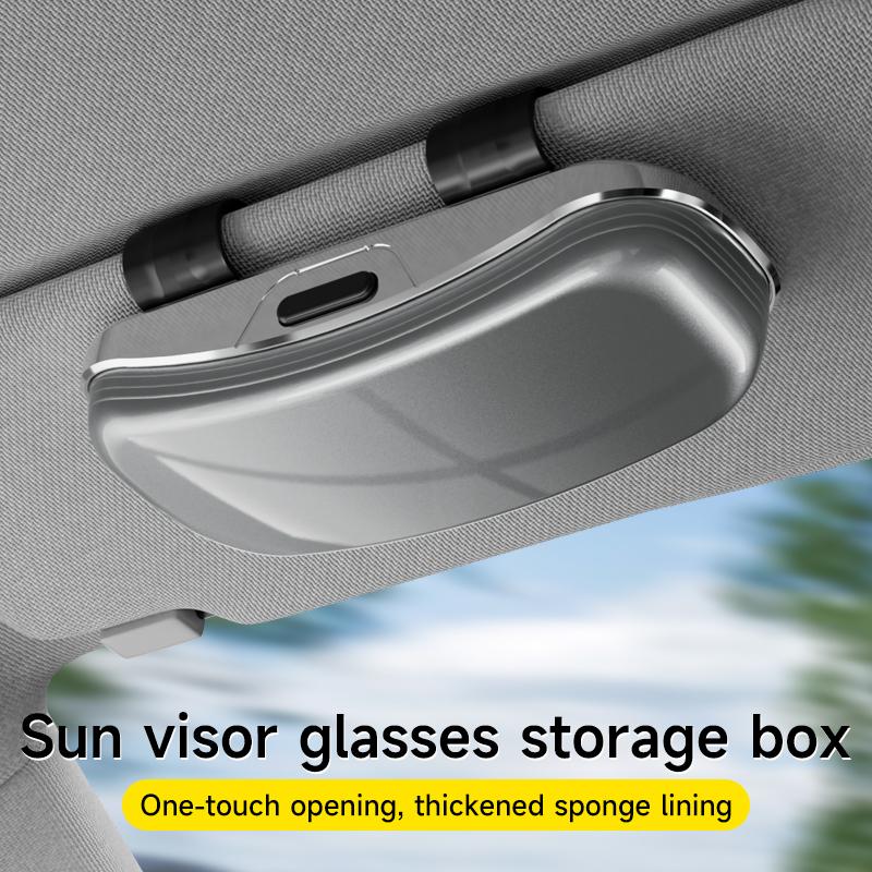 Wird für Honda Auto Sonnenblende Auto Glasbox verwendet, um Schwammfutter leicht aufzunehmen und zu verstauen, um Ihre Brille zu schützen