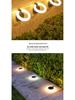 Waterproof Solar Folding Ground Lights for Courtyard, Staircase, and Garden