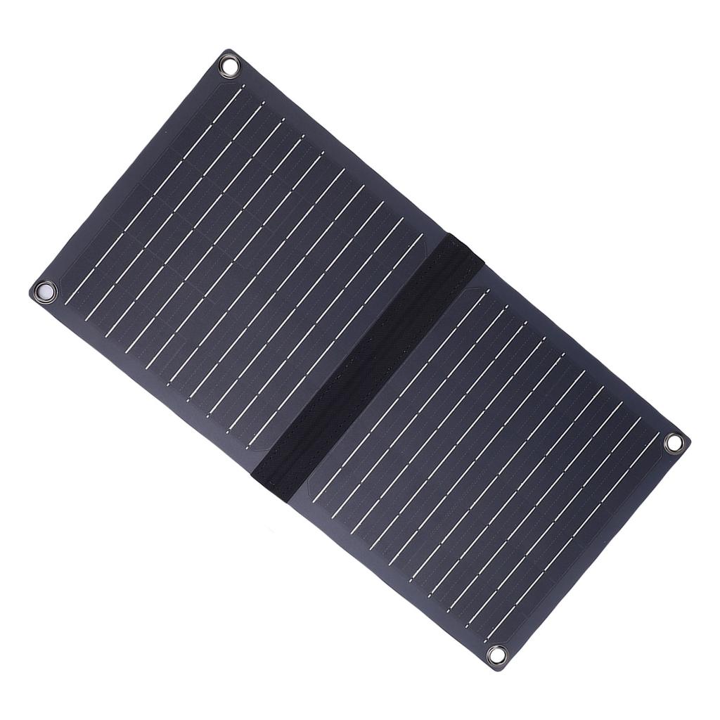 16W 5V Foldable Solar Panel Monocrystalline Silicon IP67 Rainproof USB A Type C Portable Solar