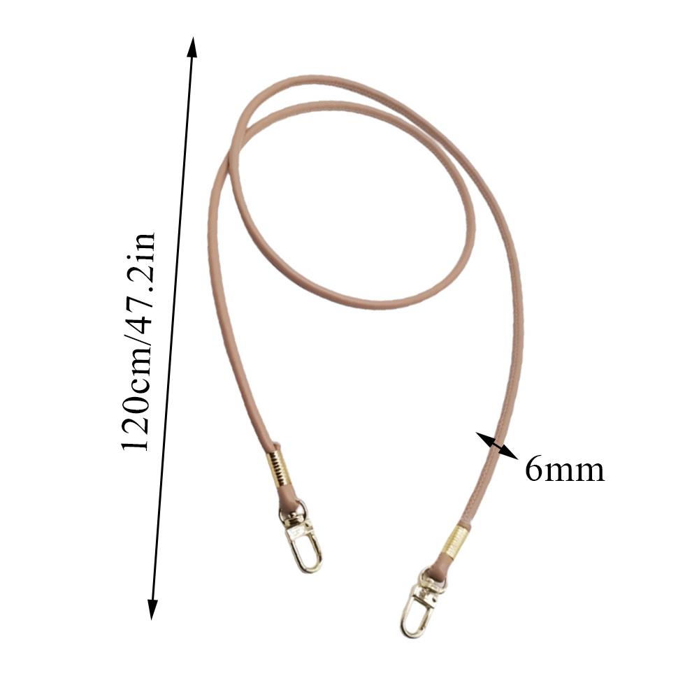 120cm PU Leather Bag Strap Crossbody Shoulder Bag Strap Luggage Strap Mobile Phone Lanyard Handbag Handle Replacement Bag Belt