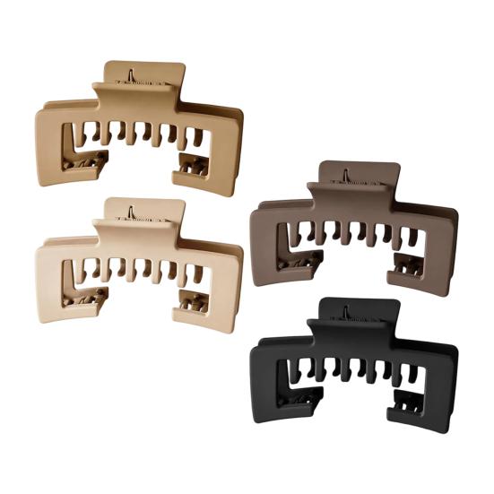

4/6Pcs Baseball Cap Hair Claw Powerful Grip Large Clamp with Heavy-Duty Springs Anti-Slip Hat Claw Clip Hair Accessories C